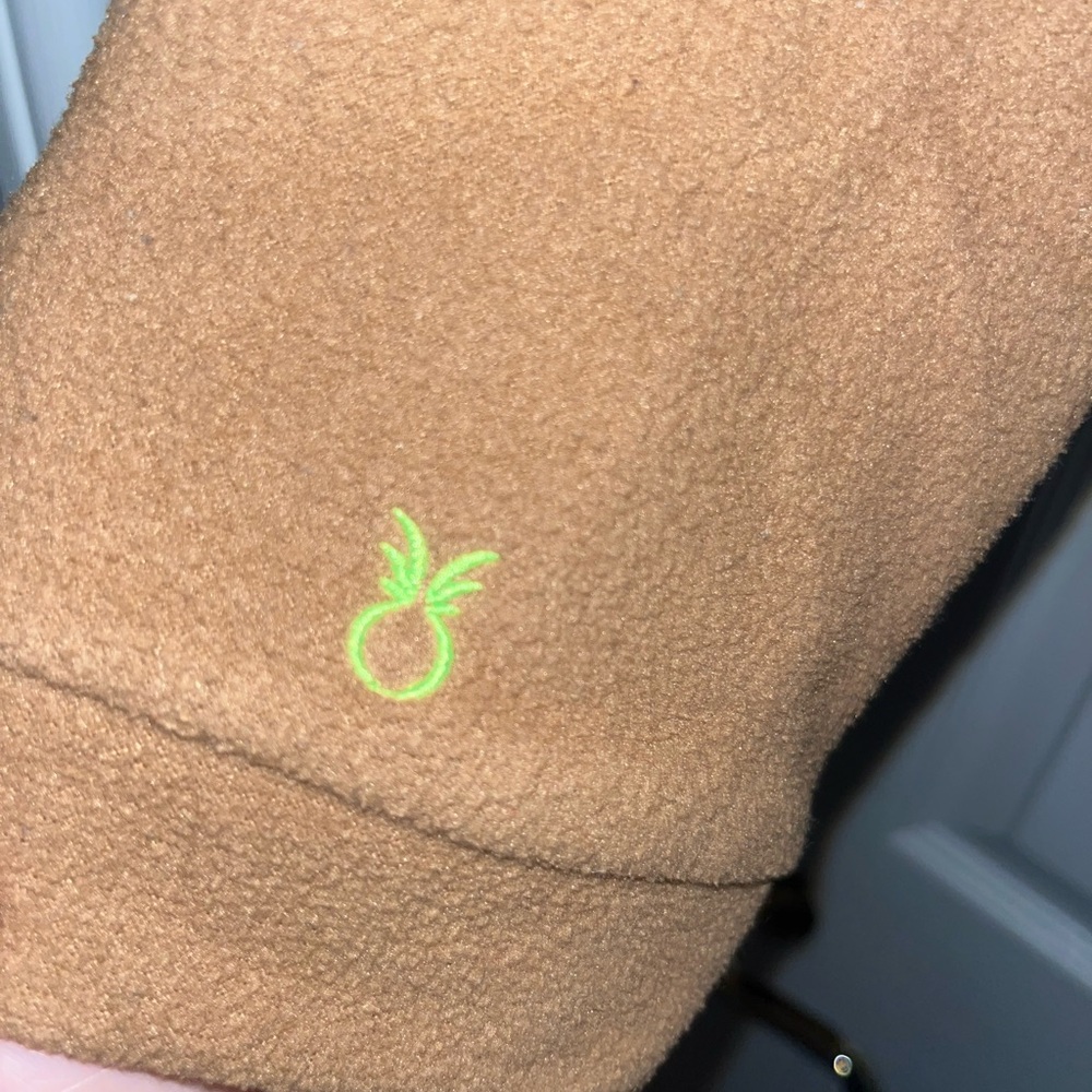Dudley Stephens greenpoint turtleneck Brown Sweater sweatshirt XXL vello fleece - Picture 3 of 3